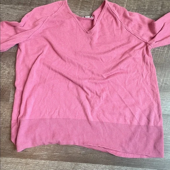 J. Jill Rose Silk Cotton Blend Long Sleeve Top Women’s Size XS - Picture 2 of 7